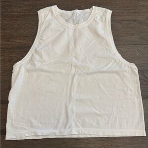 Athleta Women's White Sleeveless tank Top size XL